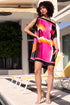 Amanda "CH Logo III/Parallel Lines III" Silk Scarf Tunic